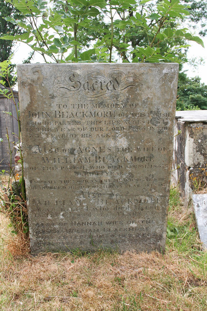 Parracombe: gravestone