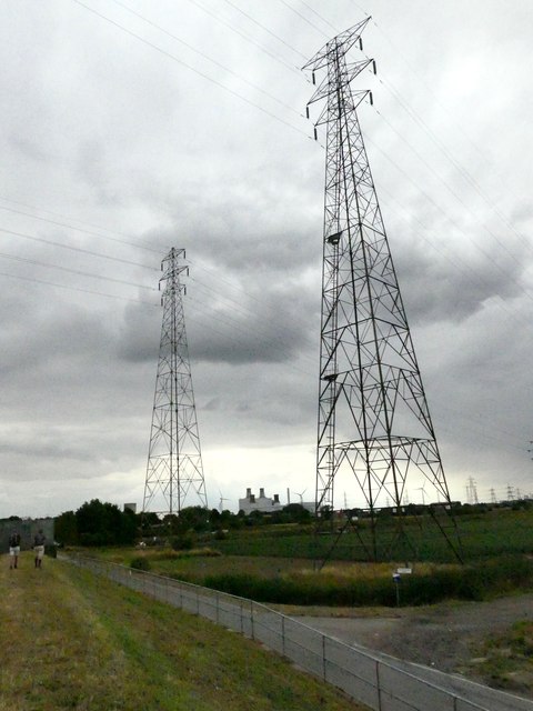 Extra tall electricity pylons