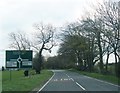 NY9868 : A68 nearing Port Gate roundabout by Colin Pyle