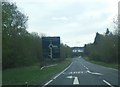 A68 nears Stagshaw Road Roundabout