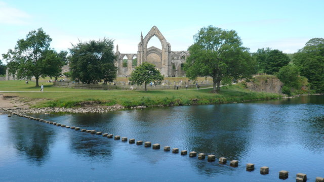 Bolton Priory stepping stones