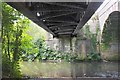 NT3471 : Railway bridges over the Esk (2) by Jim Barton