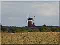 TG1143 : Weybourne Mill from the Norfolk Coast Path by Chris Holifield