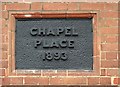 Chapel Place (date stone)