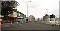 Roadworks on railway bridge. Splott