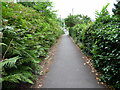 Footpath to Fairlie railway station