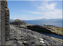 NM3235 : On The Causeway, Staffa by James T M Towill