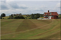 SD6938 : Cricket Pavilion and Pitch, Stonyhurst College by Chris Heaton
