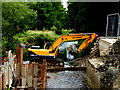 JCB excavator, Caudy