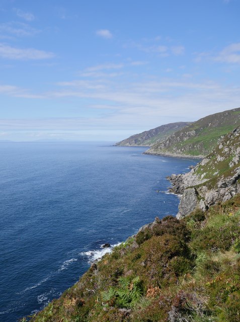 From Mull of Kintyre Lighthouse: looking... © James T M Towill cc-by-sa ...