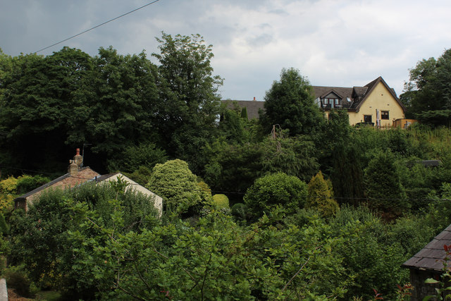 House in Hurst Green as viewed from The Dene