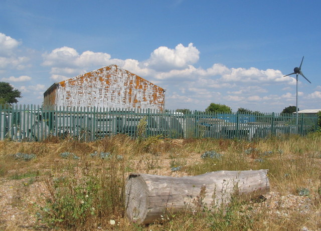Industrial yard, Pevensey Bay