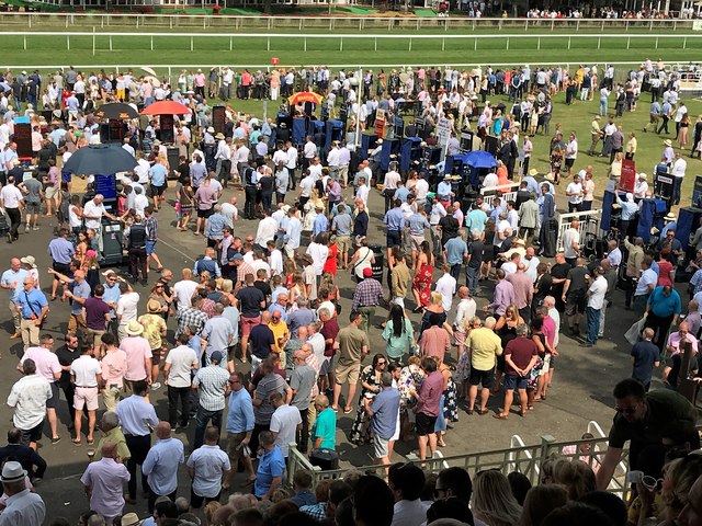 Crowd in the summer sunshine - The July... © Richard Humphrey ...