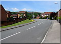 Towards a bend in Pensarn Way, Cwmbran