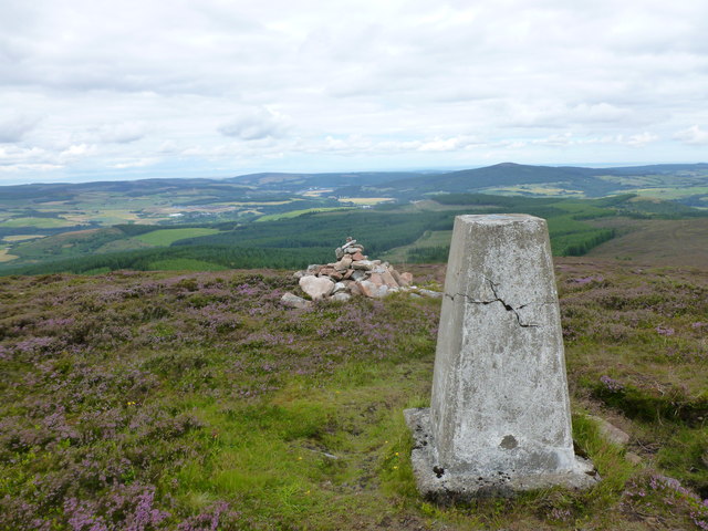 Trig point on Little Conval