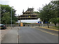 Blacksmiths Fold joining Northgate, Almondbury in front of All Hallows Church