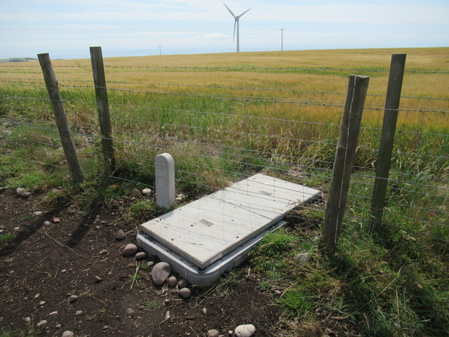 Close-up of BT cable terminal on Kenshot Hill near Laurencekirk