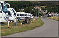 The access road to Rosemarkie Camping and Caravan Site