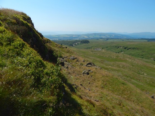 One end of the crags