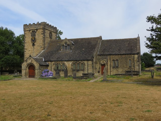 The Parish Church of St Peter, Hartshead... © Peter Wood cc-by-sa/2.0 ...