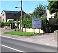 Alvington pub caravan campsite and car park entrance