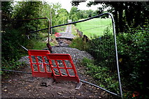 H5371 : Collapsed bridge and road along Dreenan Road by Kenneth  Allen