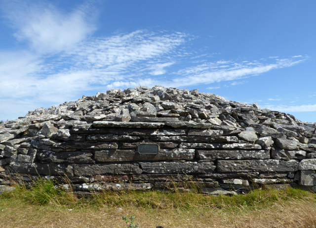 South Western Wall of Camster Long Cairn