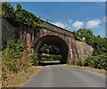 Railway bridge, towering above Whitford Road