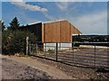 New livestock shed on Whtford Road