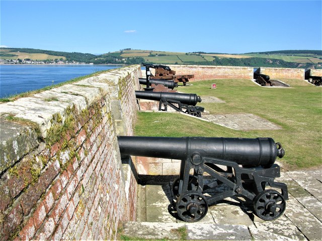 Cannons at the Western Tip of Fort George, Ardersier