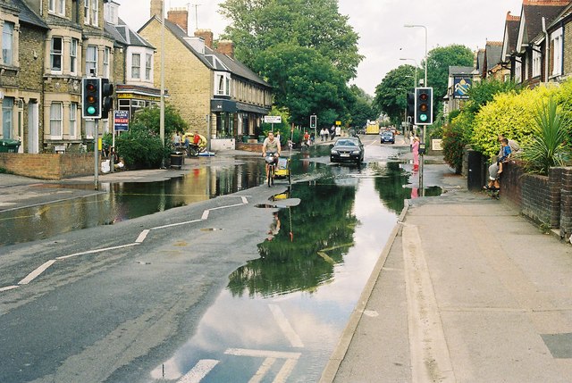 Botley Road from Alexandra Road, 2007 floods