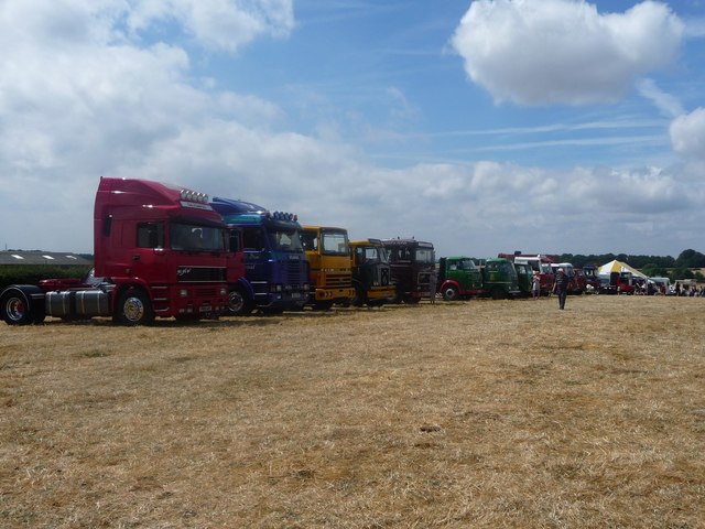 Trucks at Barton under Needwood Steam Rally, 2018