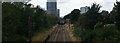 View of the Liverpool Street - Chingford London Overground line from the West Avenue bridge #2