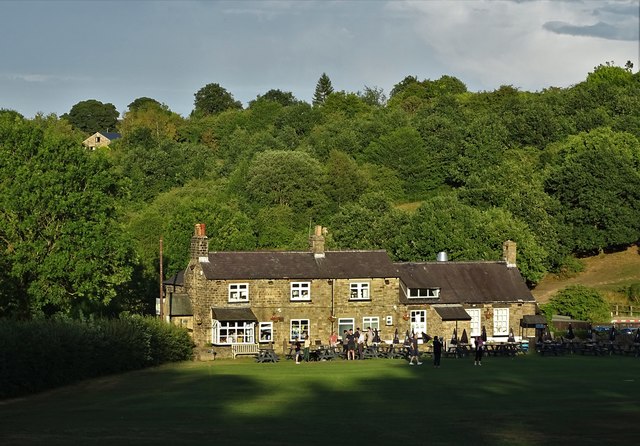 "The Cricket Inn" on a summer's evening