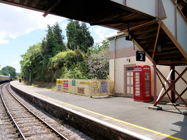 Platform 2 at Churston Railway Station