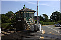 Plumpton signalbox and level crossing