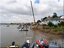 SX9687 : River Exe at Topsham Quay by David Dixon