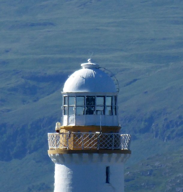 The lantern of Eilean Musdile lighthouse
