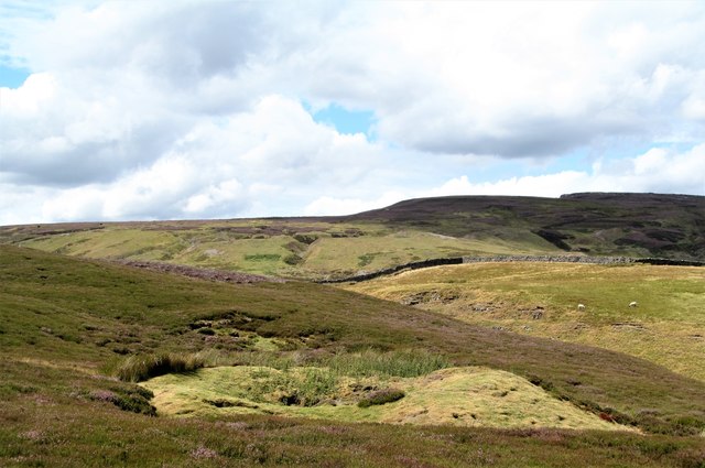 Remains of an old shaft on the moor
