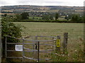 View over the valley of the Chew