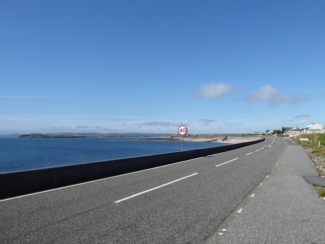The A866 at The Braigh