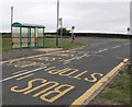 Crossroads bus stop and shelter, Pontlottyn Road, Fochriw