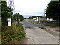 NY4238 : Entrance to Skelton Transmitting Station by Oliver Dixon