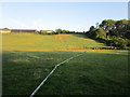 Irrigation pipes at Leyfield Farm