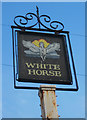 White Horse (2) - sign, 103 Fore Street, Upper Edmonton, London N18