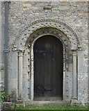TF0118 : Church of St.Medard & St.Gildard: North Door by Bob Harvey