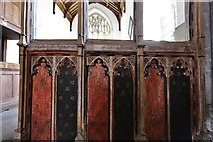 TG1127 : Heydon, St. Peter and St. Paul's Church: The original c15th screen 1 by Michael Garlick