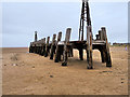 SD3128 : Old Pier Substructure, St Anne's by David Dixon