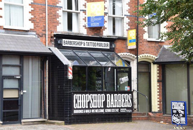Chopshop barber, Belfast (August 2018)