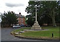 War memorial by King Street, Southwell